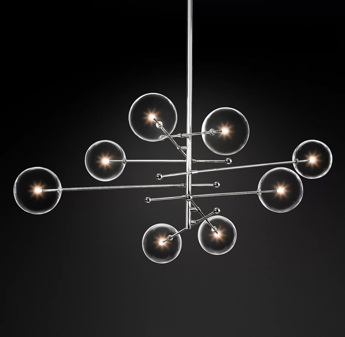 Orbit Lustre en Verre Contemporain