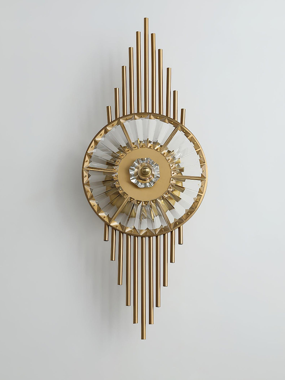 Cilirel Applique Murale Cristal Or Engrenage Luxueux