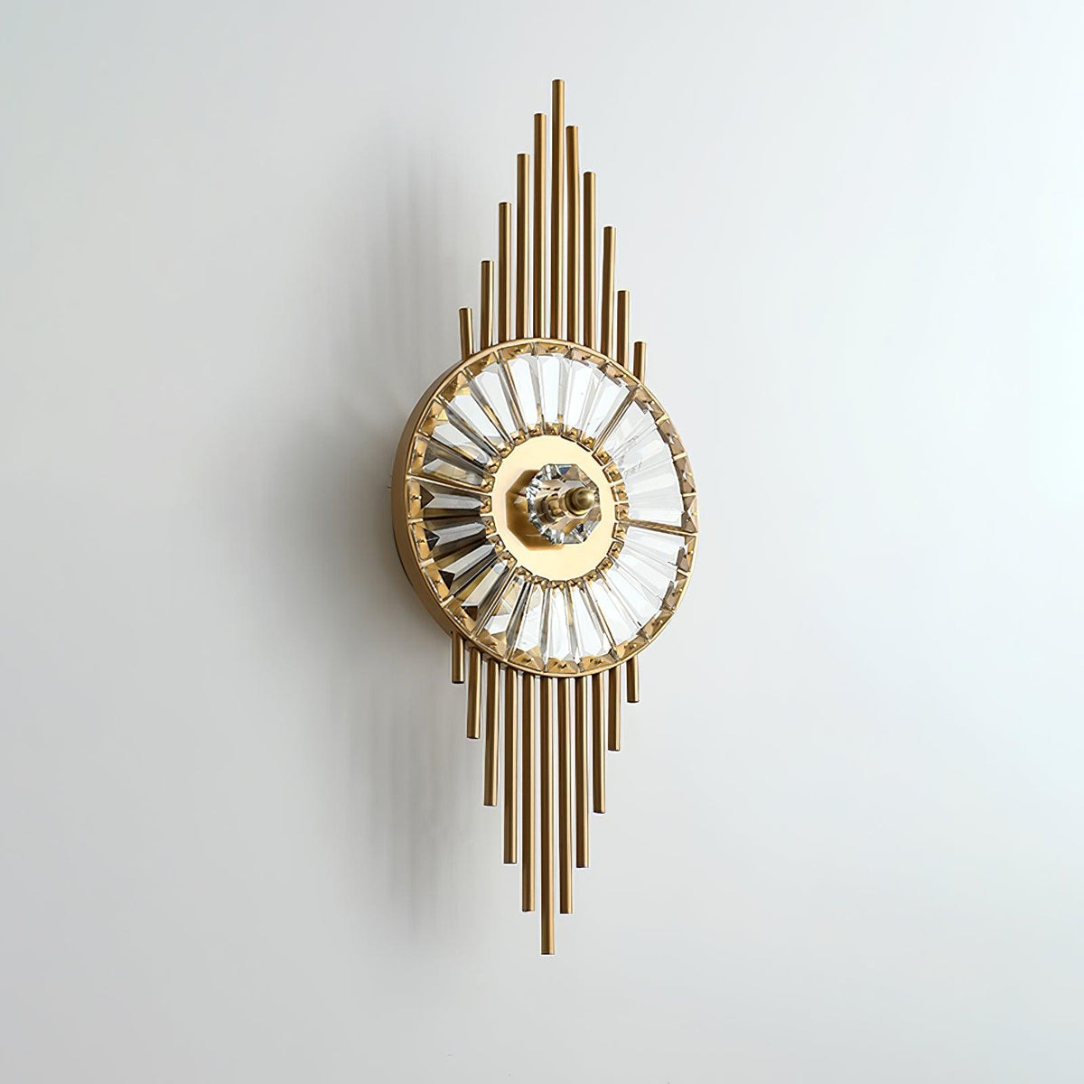 Cilirel Applique Murale Cristal Or Engrenage Luxueux