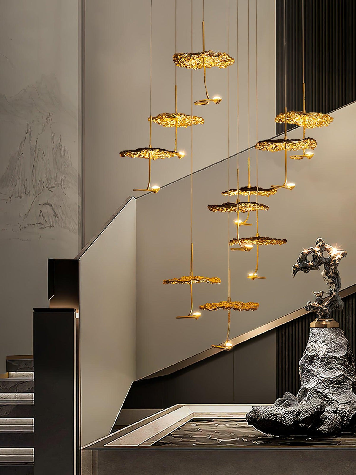 Aureate Lustre Cloud en Laiton