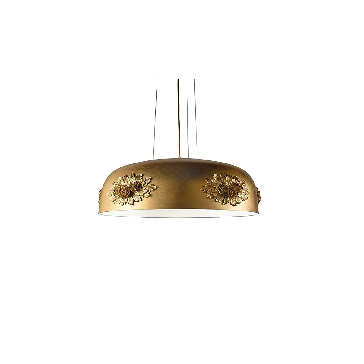 Zesolila Traditionnel Art Or Suspension Lumière