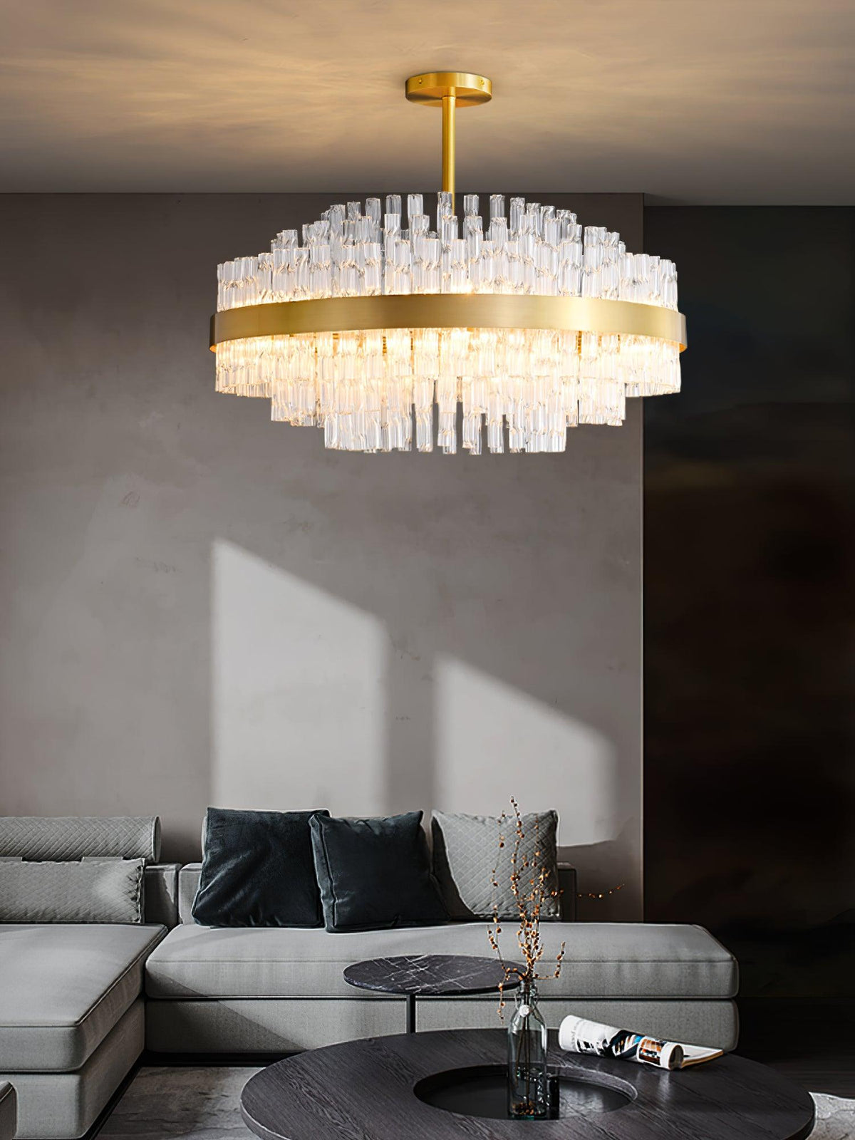 Alvelise Lustre Or Tige Claire Élégant