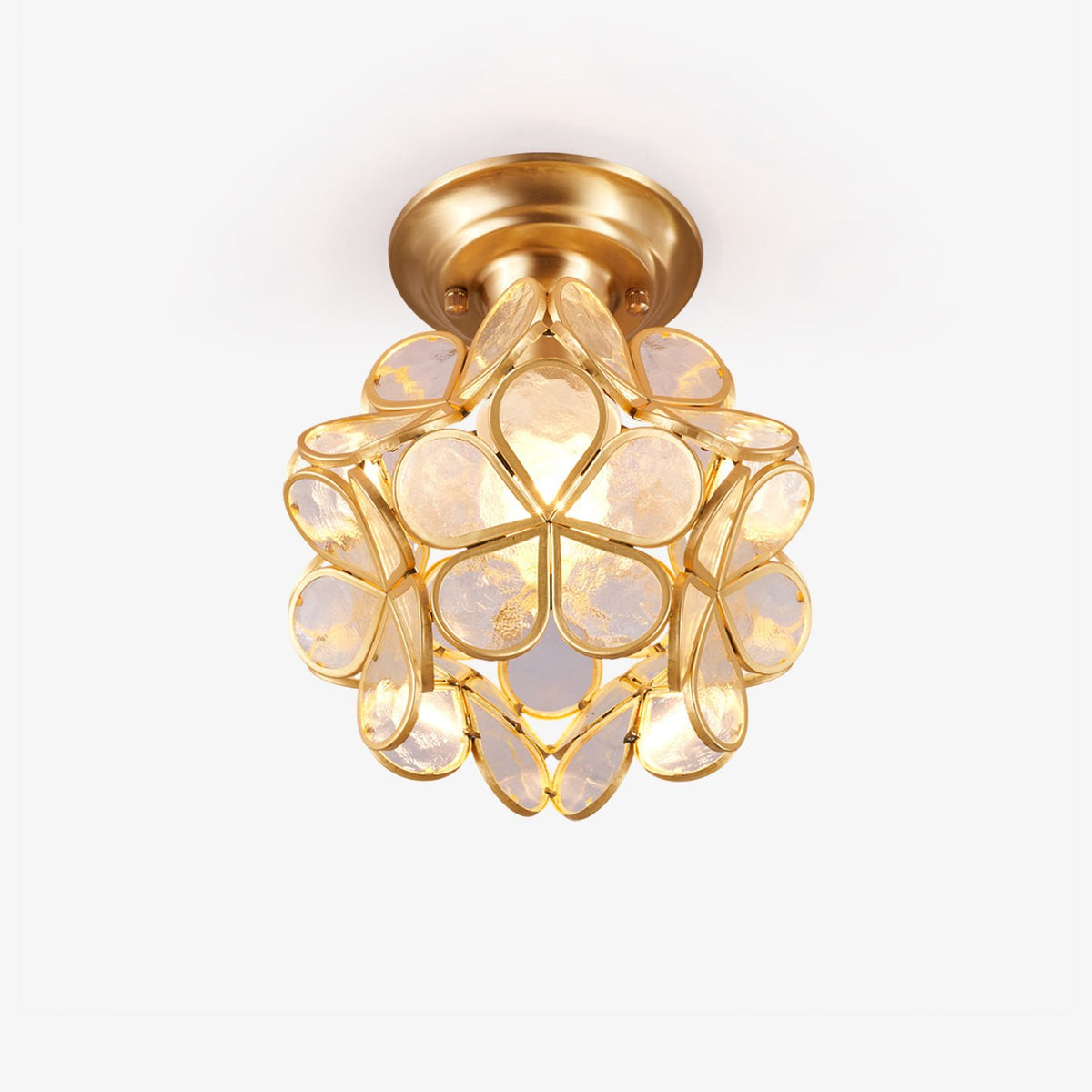 Kireria Plafonnier Luxe Bloom Doré
