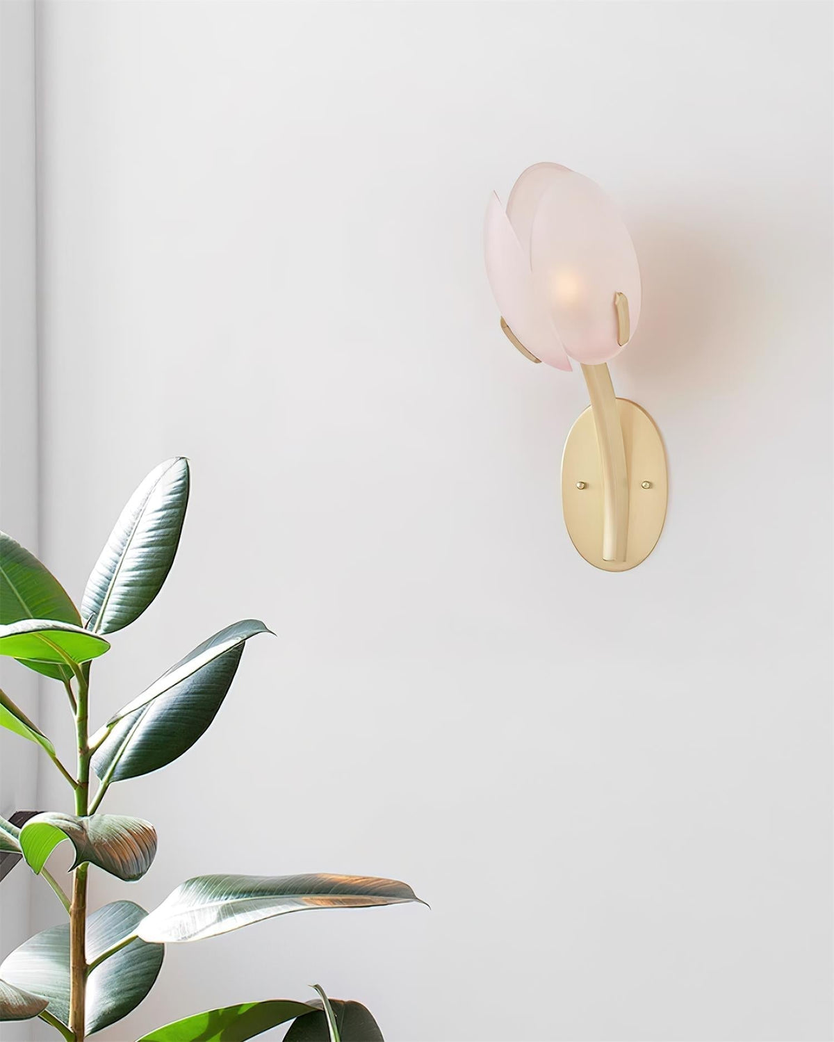Gudelle Double Tulip Wall Lamp-Neutral Decor