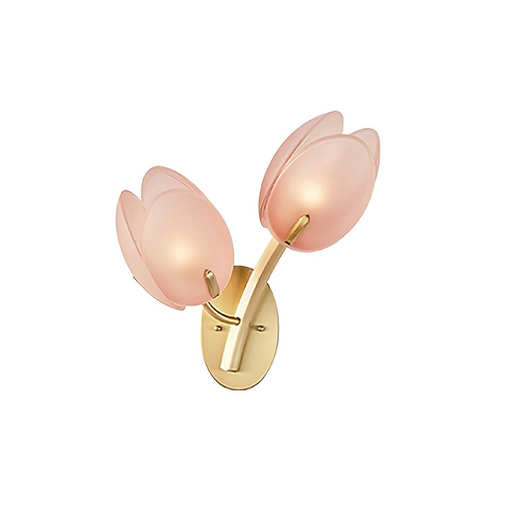 Gudelle Double Tulip Wall Lamp-Neutral Decor