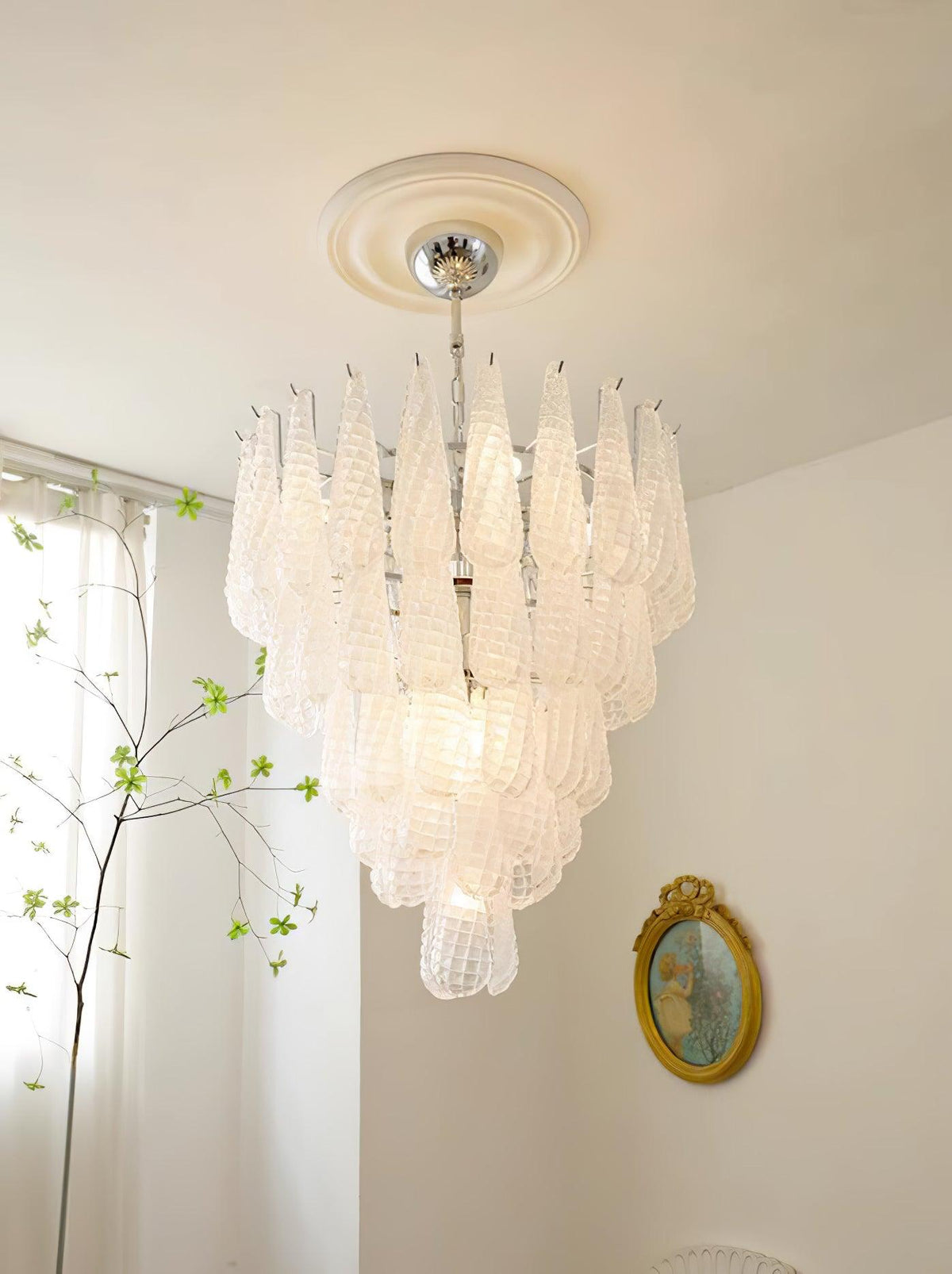 Zemaryra Lustre en Verre Murano Luxueux