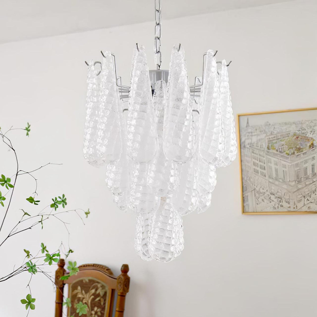 Zemaryra Lustre en Verre Murano Luxueux