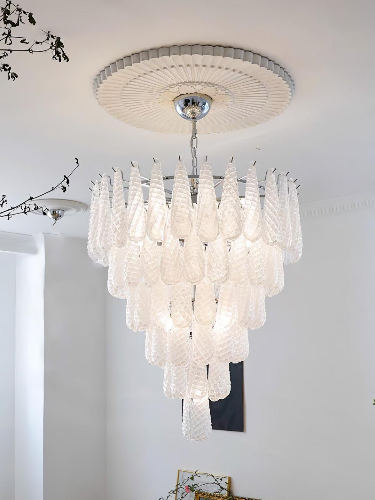 Zemaryra Lustre en Verre Murano Luxueux