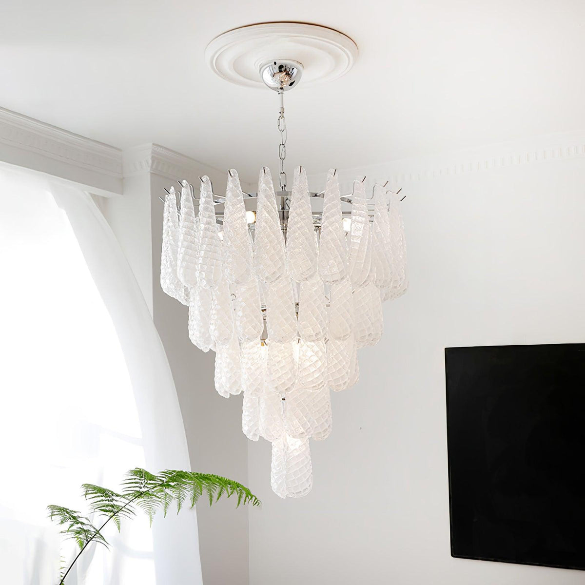 Zemaryra Lustre en Verre Murano Luxueux