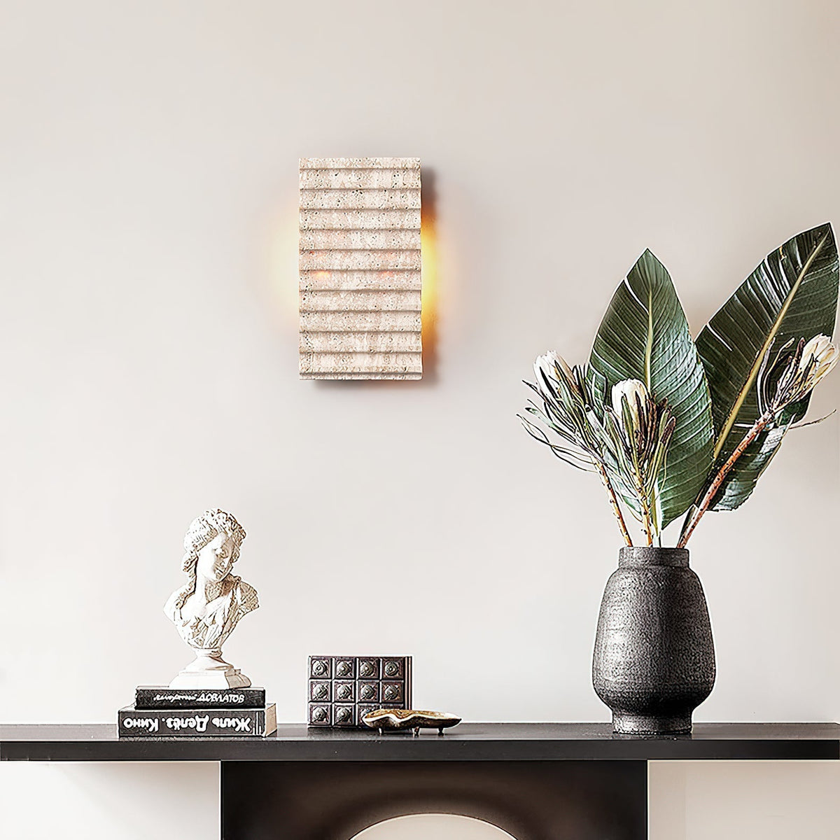 Othaus Applique Murale Travertin Beige Moderne