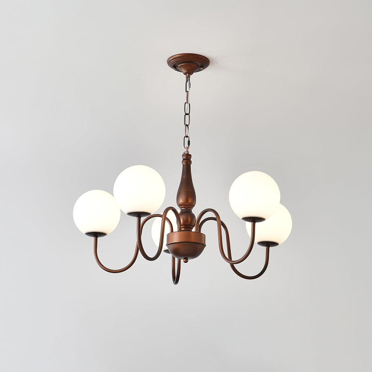 Lauraira Lustre Cuivre Verre