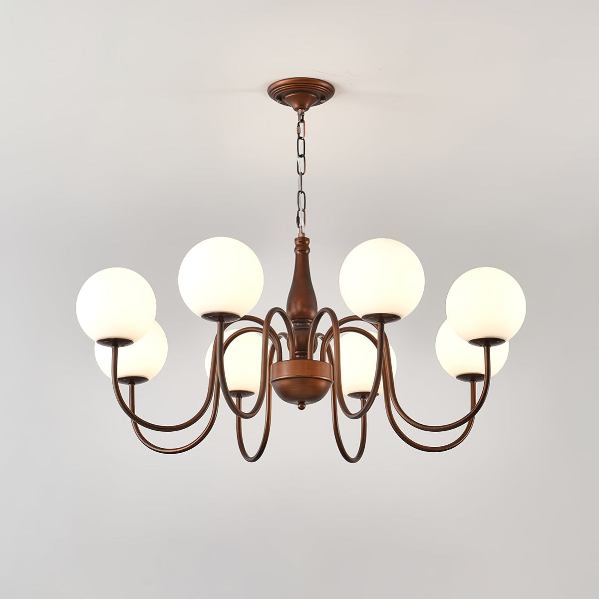 Lauraira Lustre Cuivre Verre