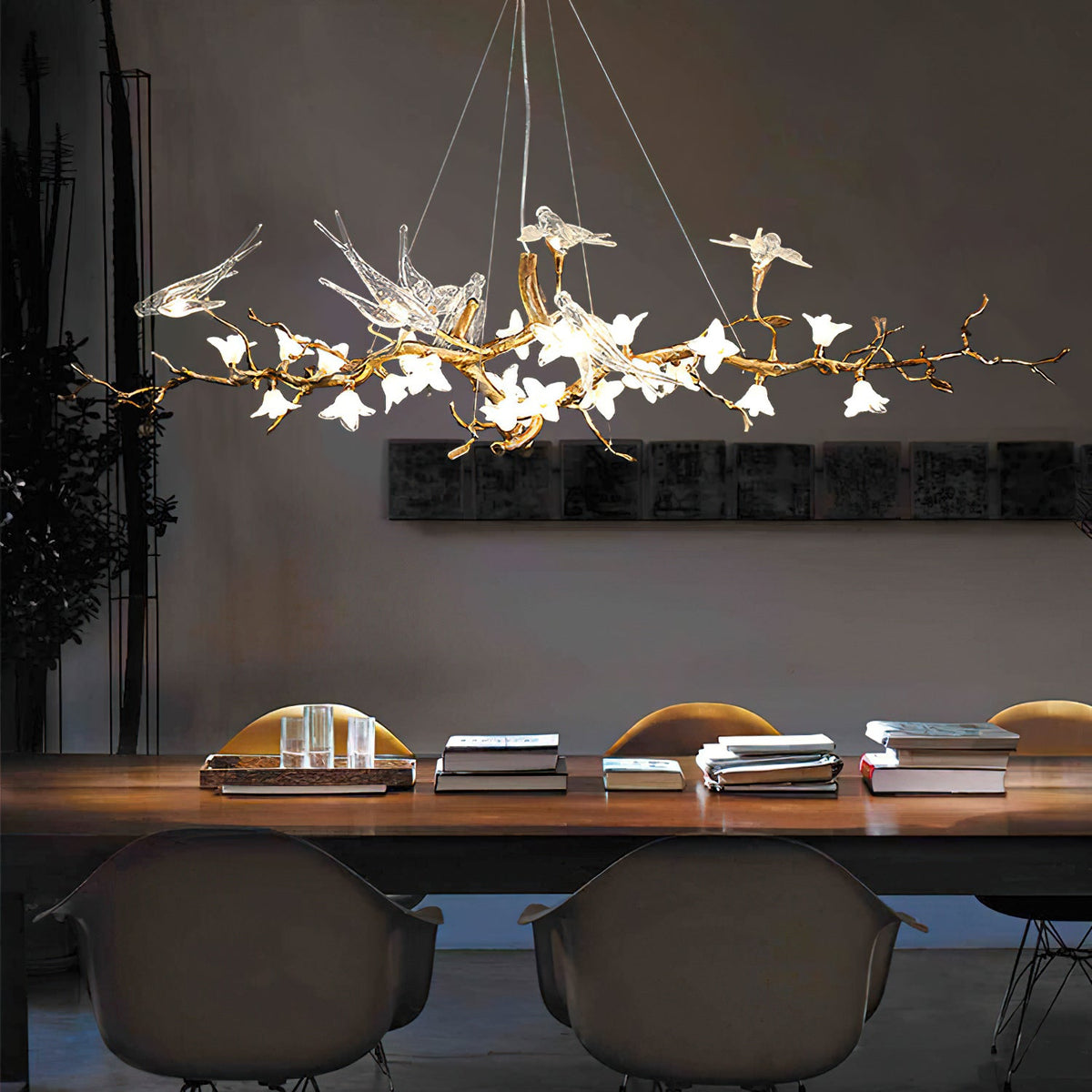 Elmscombe Lustre Floral Sculptural À Oiseaux – vue 10