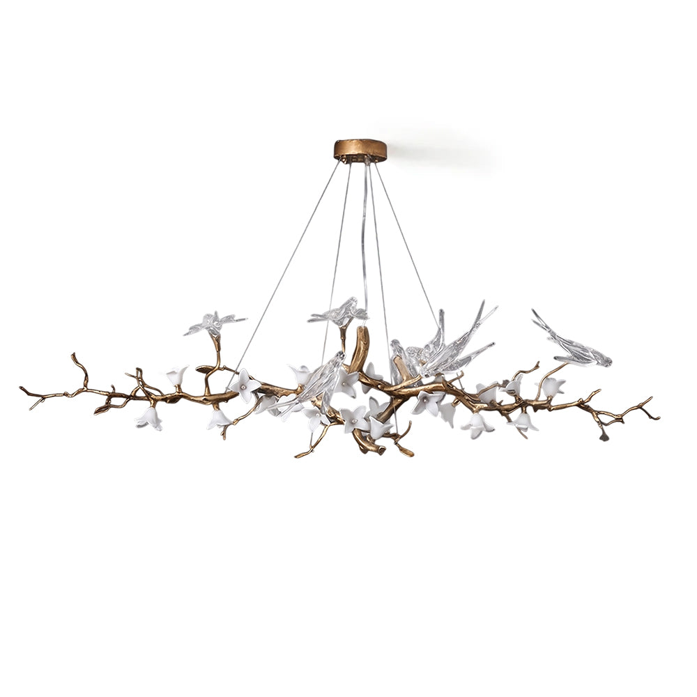 Elmscombe Lustre Floral Sculptural À Oiseaux – vue 21