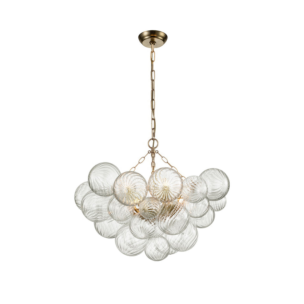 Edriana Lustre Moderne en Verre Boule Bulle