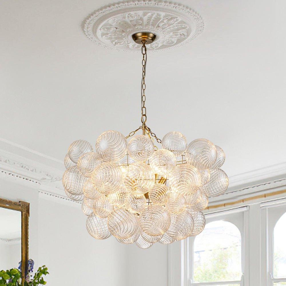 Ben Lustre Boule en Verre Bulle Moderne