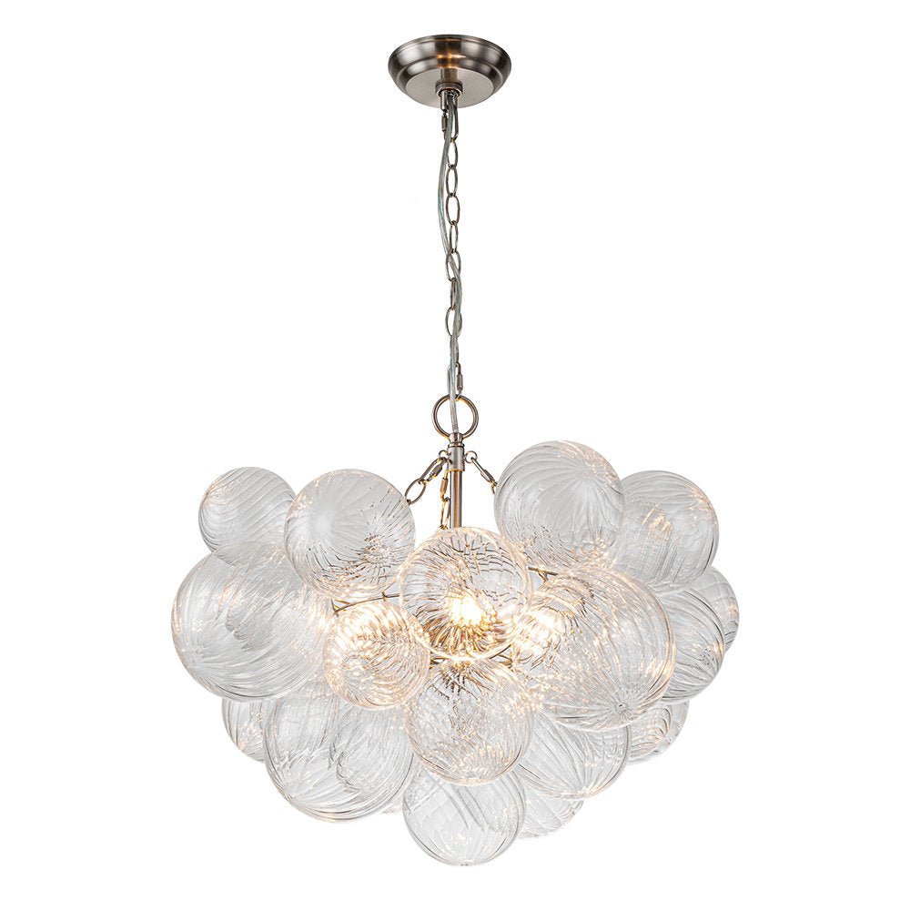 Edriana Lustre Moderne en Verre Boule Bulle