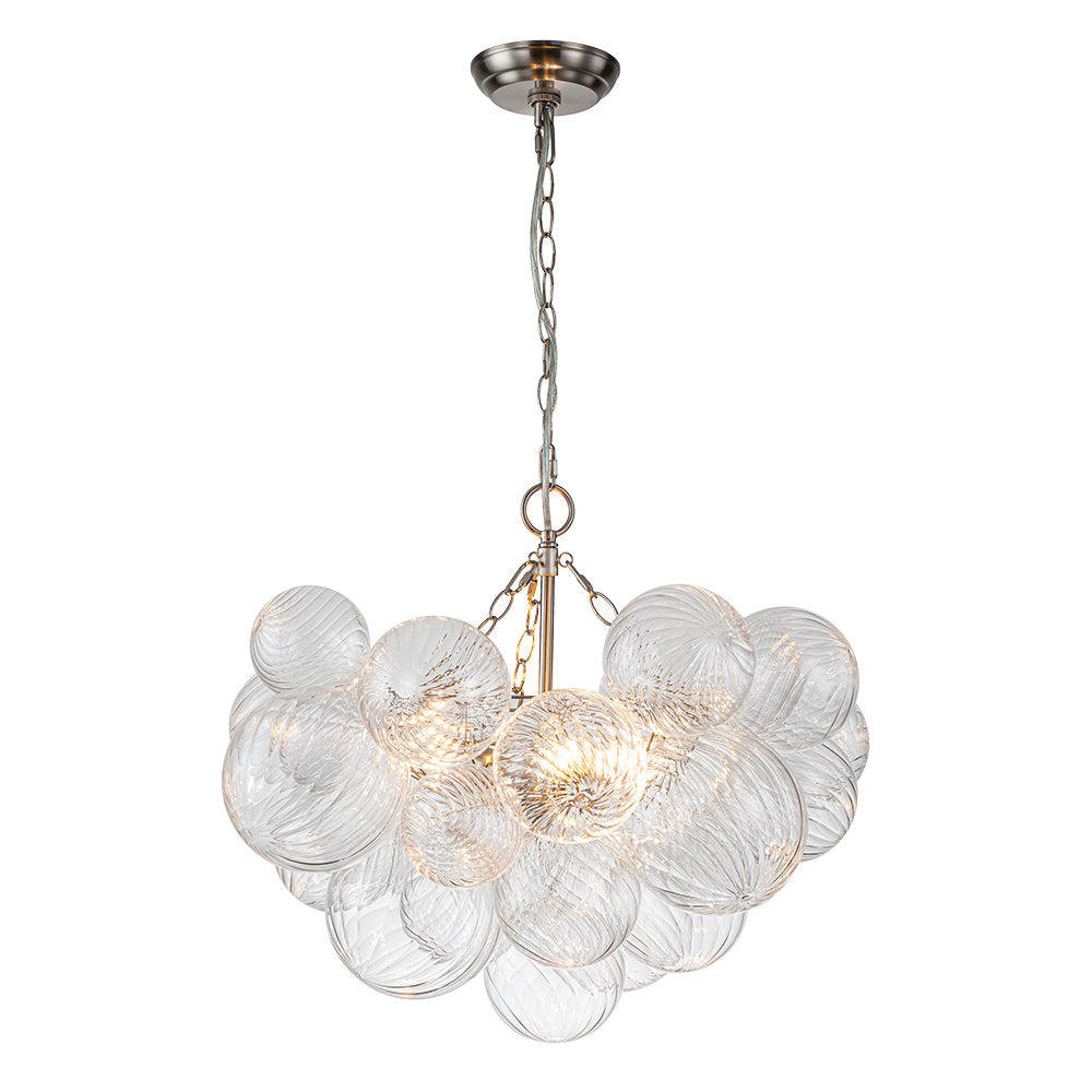 Edriana Lustre Moderne en Verre Boule Bulle