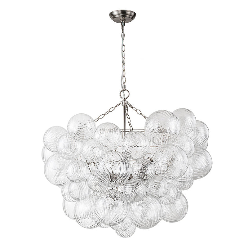 Edriana Lustre Moderne en Verre Boule Bulle