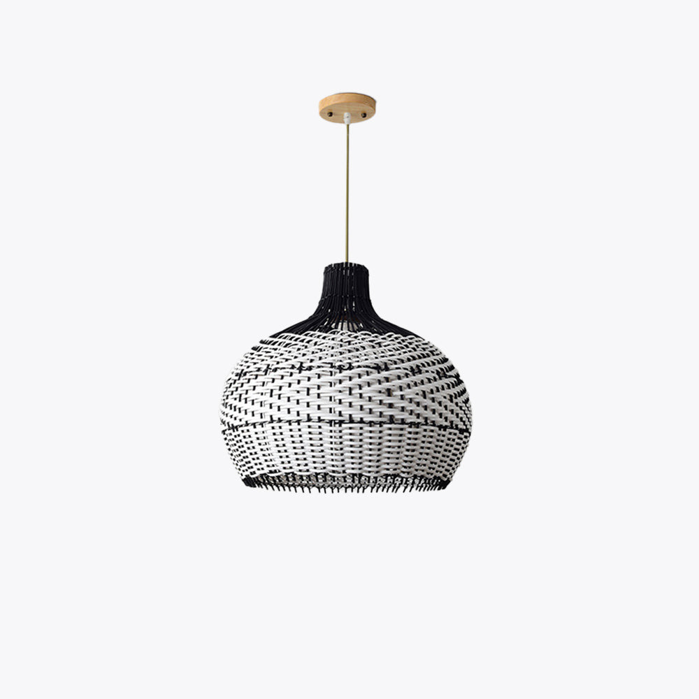 Ritta Moderne LED Suspension Rotin Salon/Chambre À Coucher