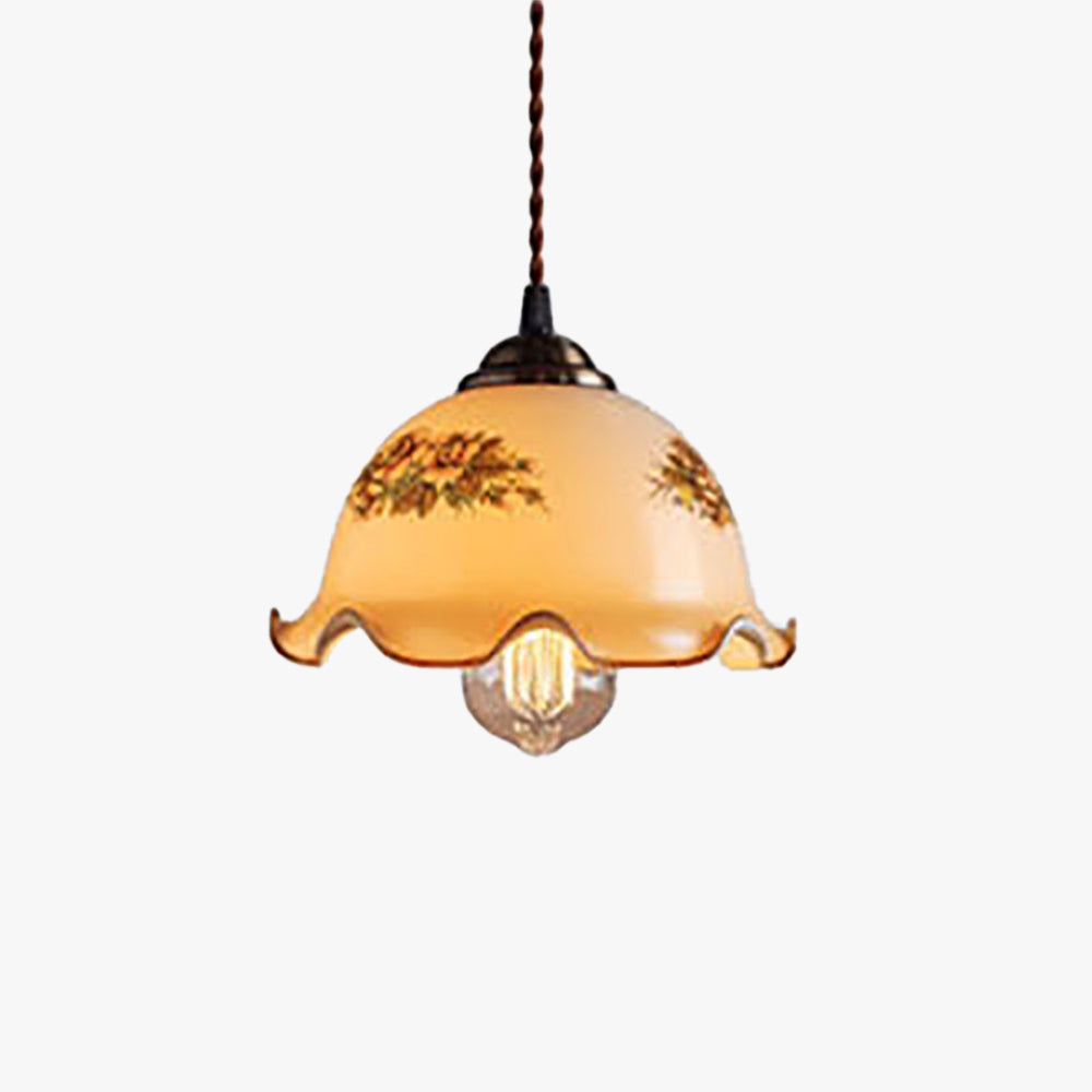 Valentina Moderne Fleurs Métal/Verre Suspension Salle d'étude/ Salon
