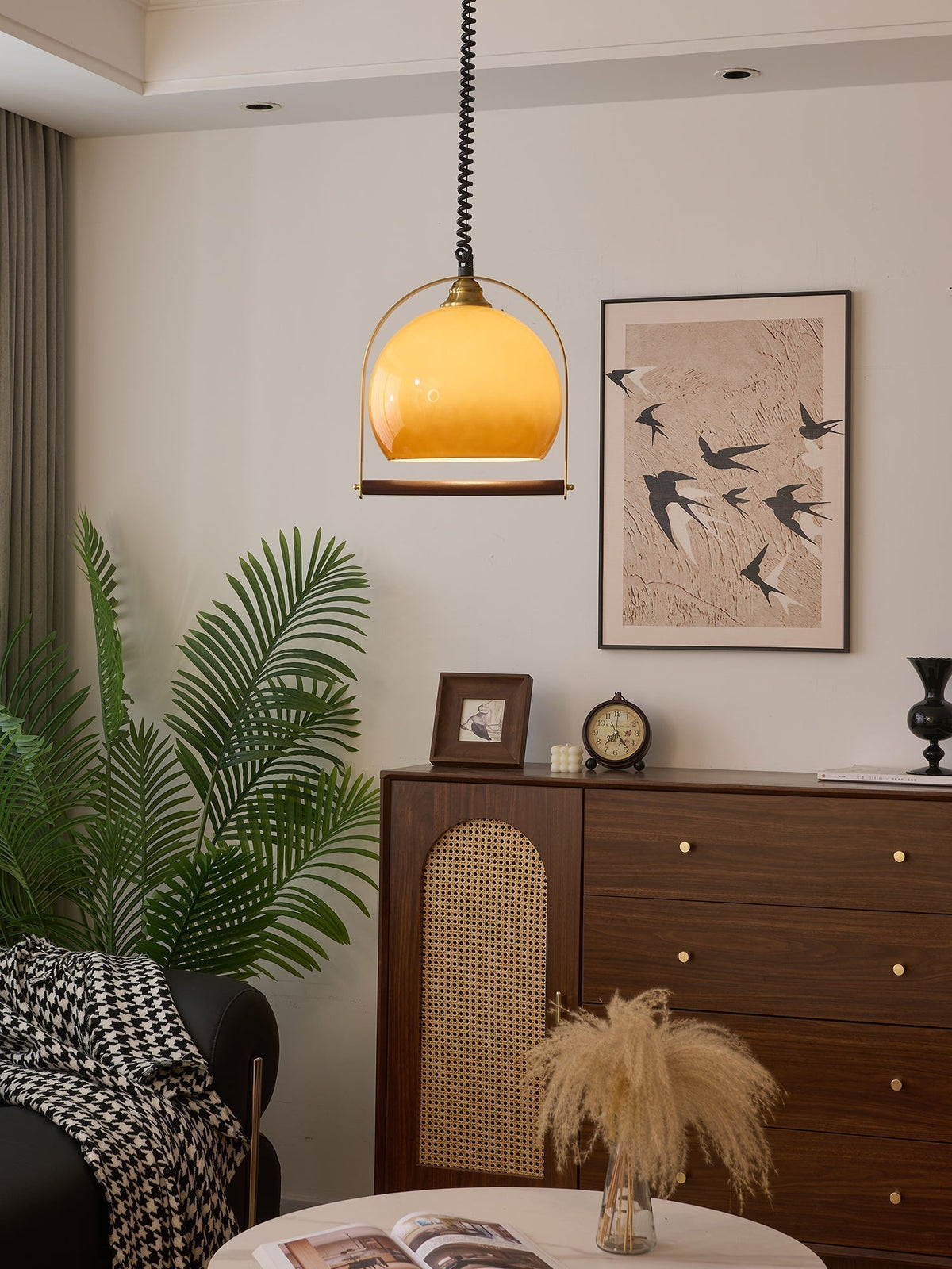 Halcyon Suspension en Bois Moderne Minimaliste