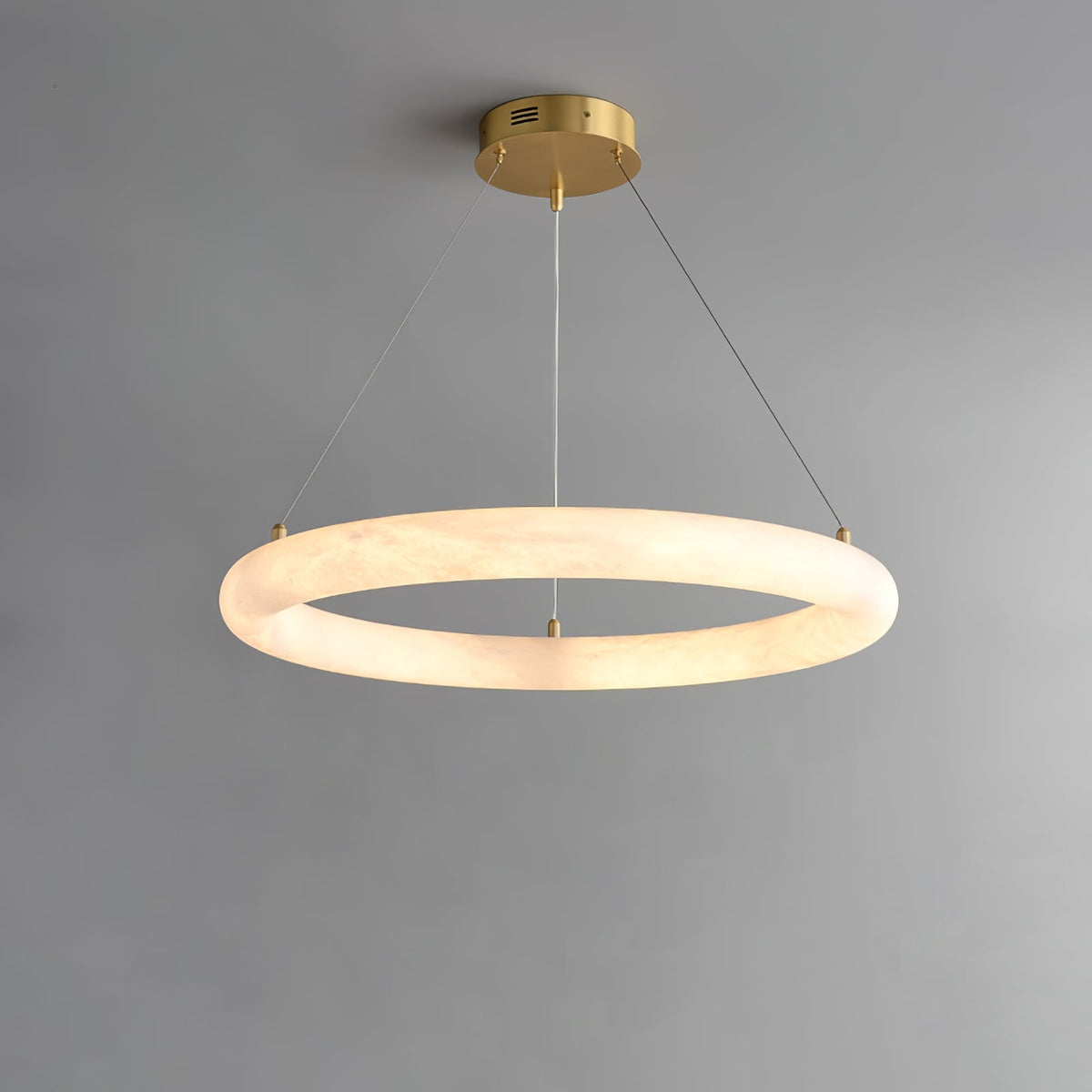 Erzorila Suspension Circulaire en Albâtre