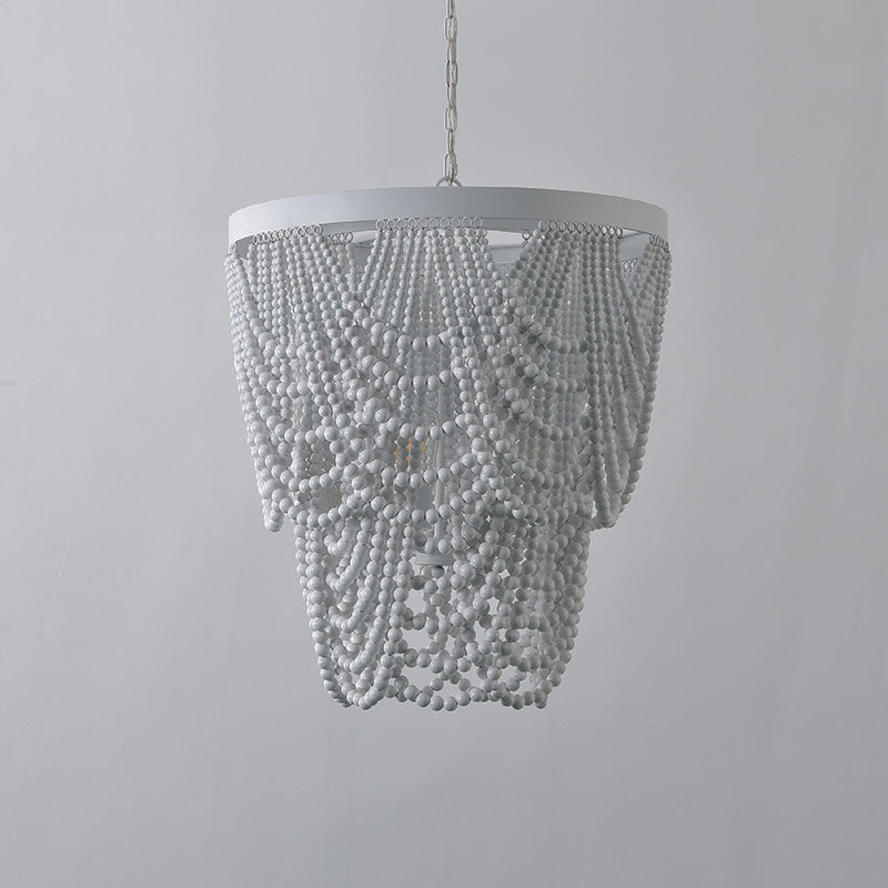 Ordore Lustre Bois Métal Luxe Postmoderne