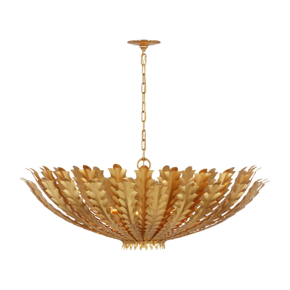 Geyon Golden Leaf Chandelier-Neutral Decor