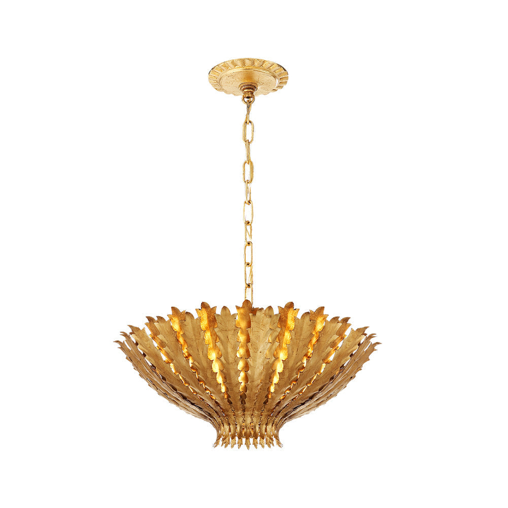 Geyon Golden Leaf Chandelier-Neutral Decor