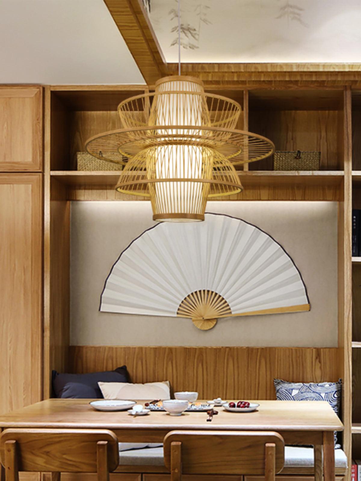 Melane Lampe Suspension en Bambou Sigyn Fait Main