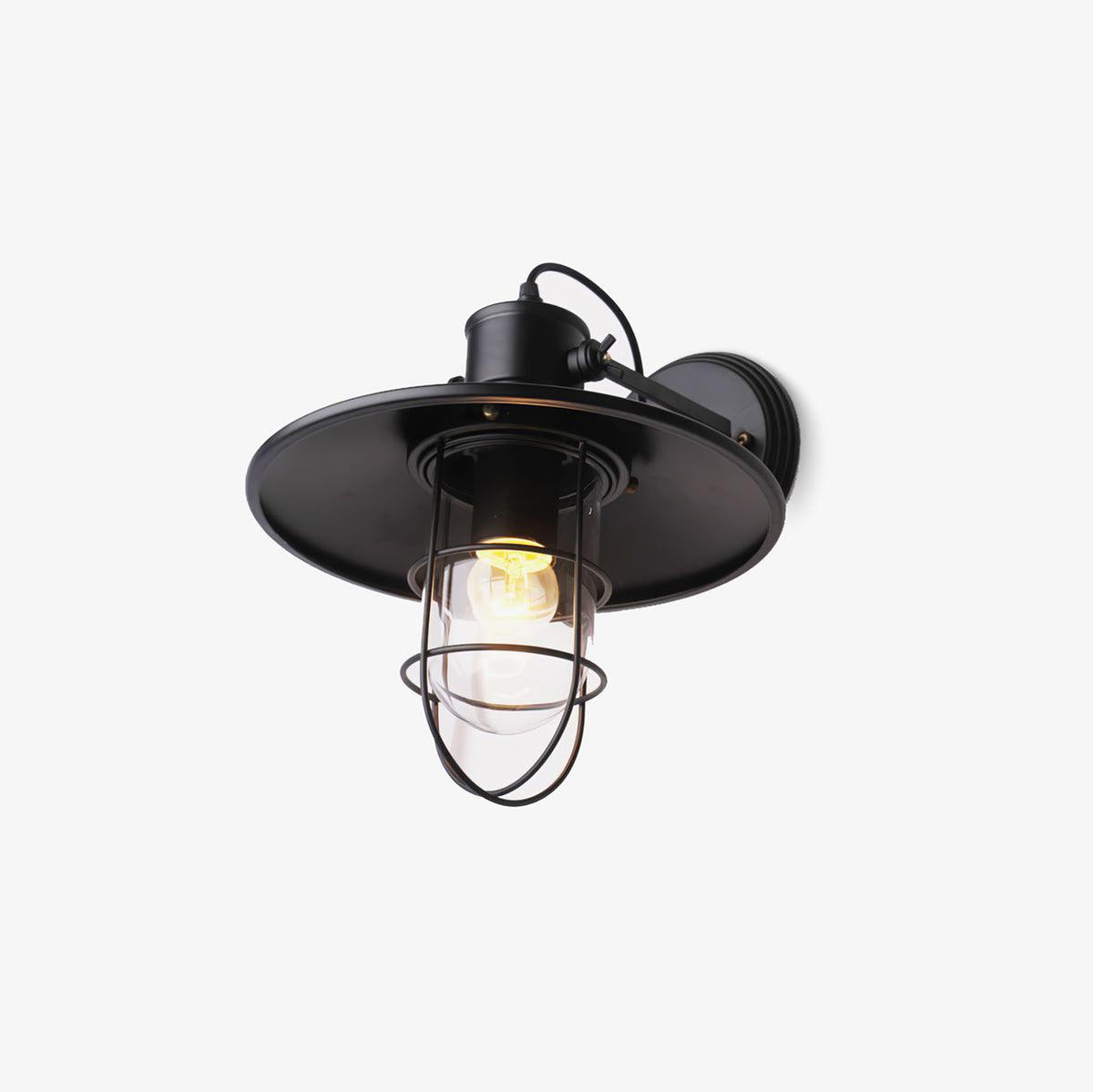 Abnormal Harbour Industriel Verre Luminaire Mural