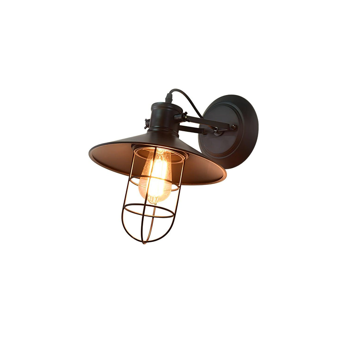 Abnormal Harbour Industriel Verre Luminaire Mural