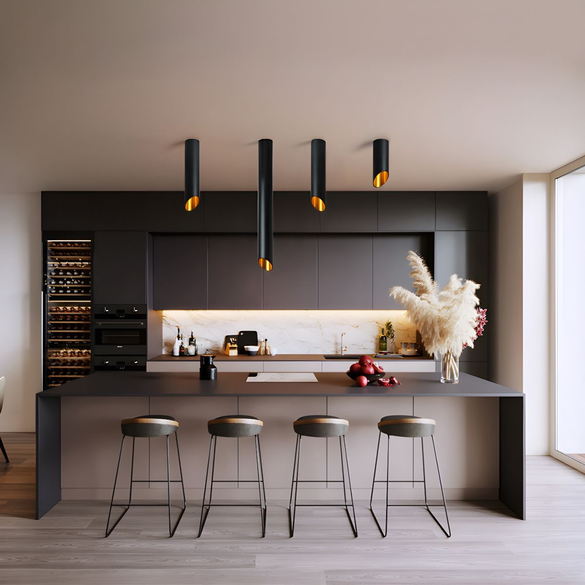 Ilveira Plafonnier Métal Moderne Minimaliste