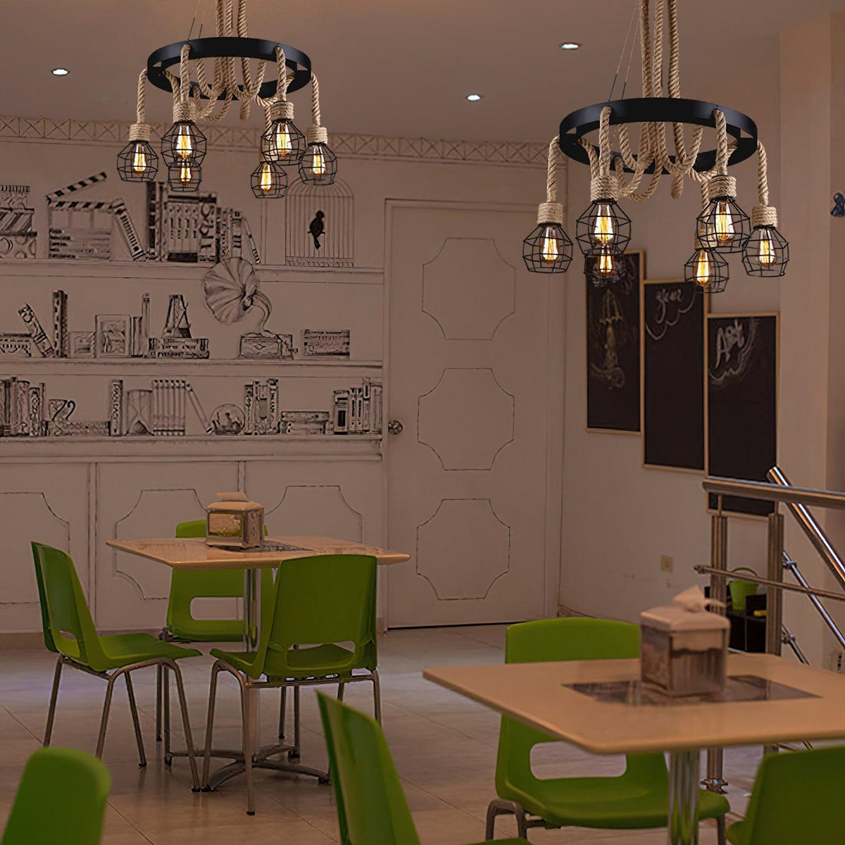 Oreneira Lustre en Corde de Chanvre Industriel