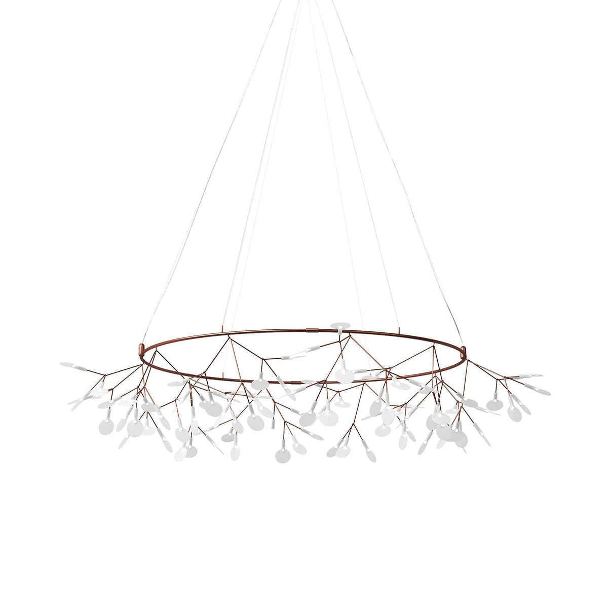Arthearae Lustre Métal Acrylique Rond Luxe Postmoderne