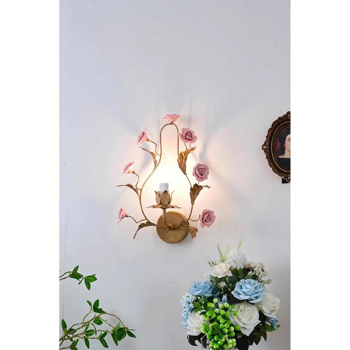 Orvara Applique Murale Créativité Céramique Florale