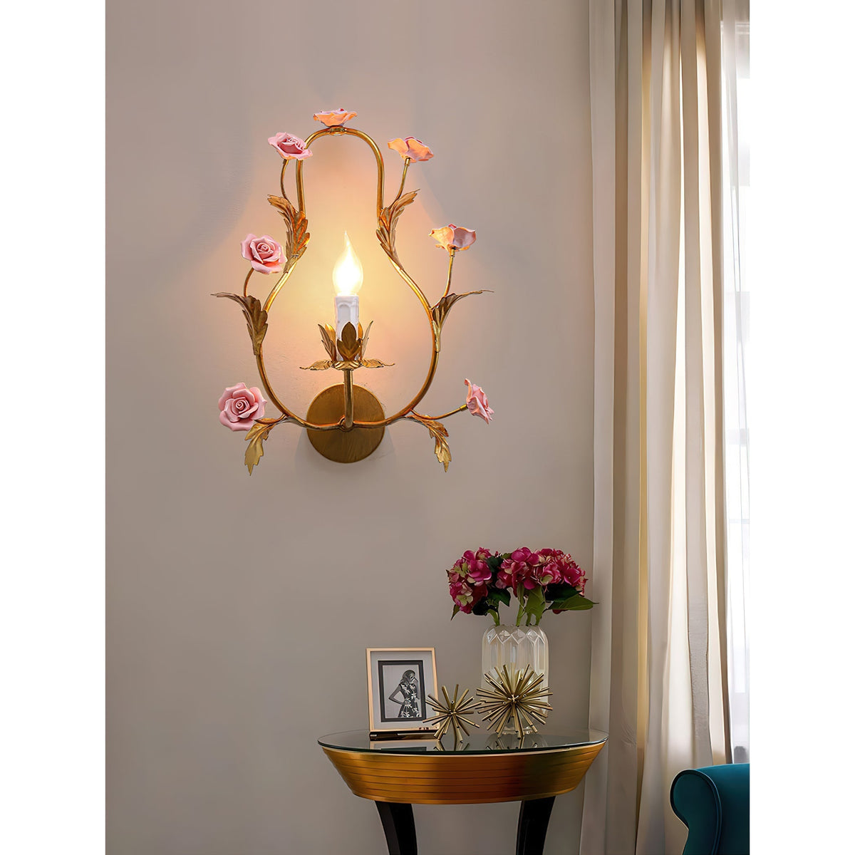 Orvara Applique Murale Créativité Céramique Florale