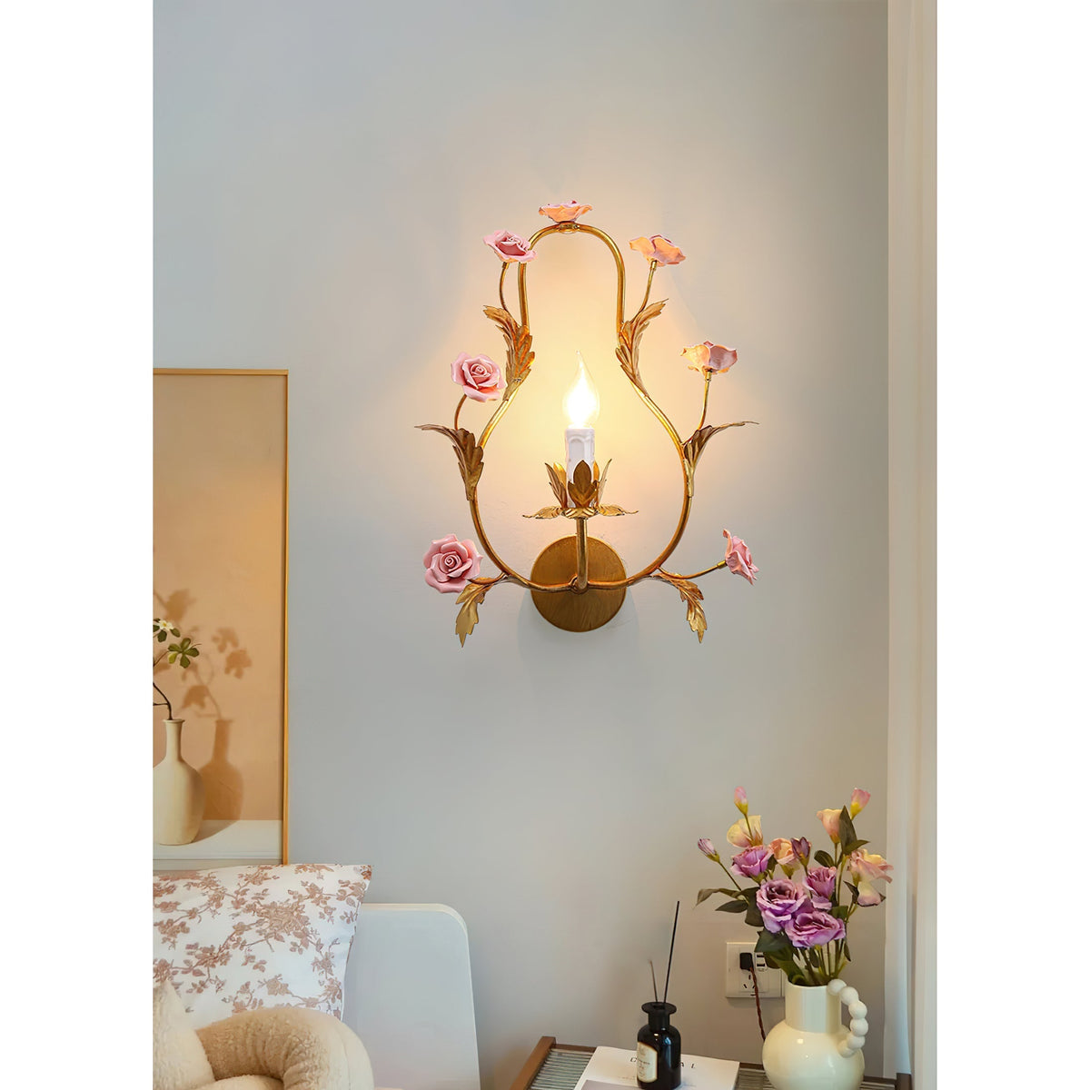 Orvara Applique Murale Créativité Céramique Florale