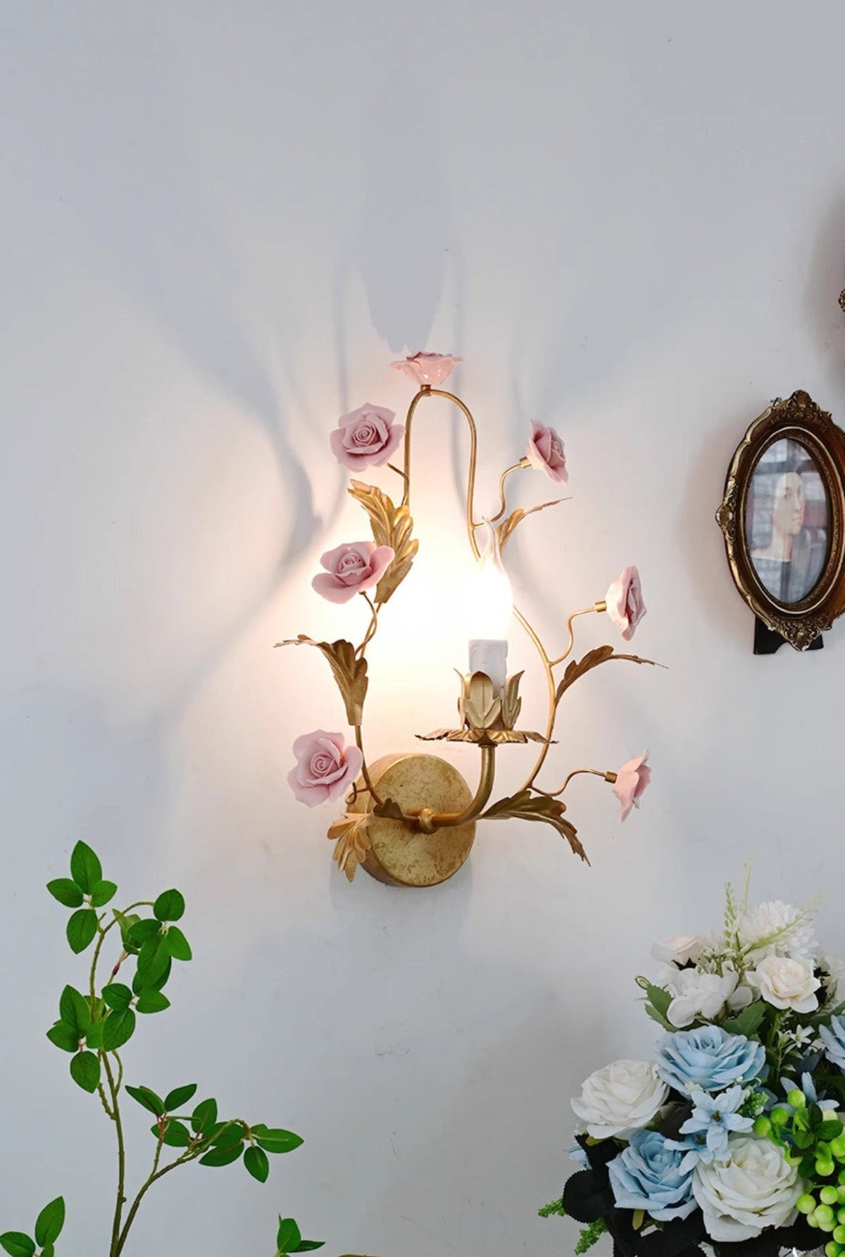 Orvara Applique Murale Créativité Céramique Florale