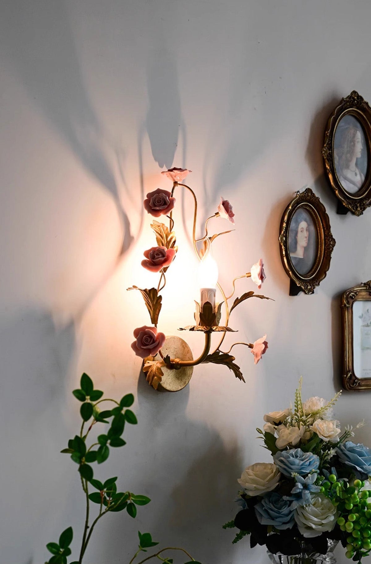 Orvara Applique Murale Créativité Céramique Florale
