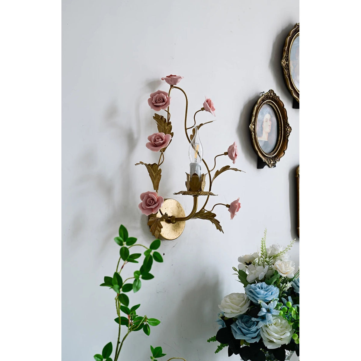 Orvara Applique Murale Créativité Céramique Florale