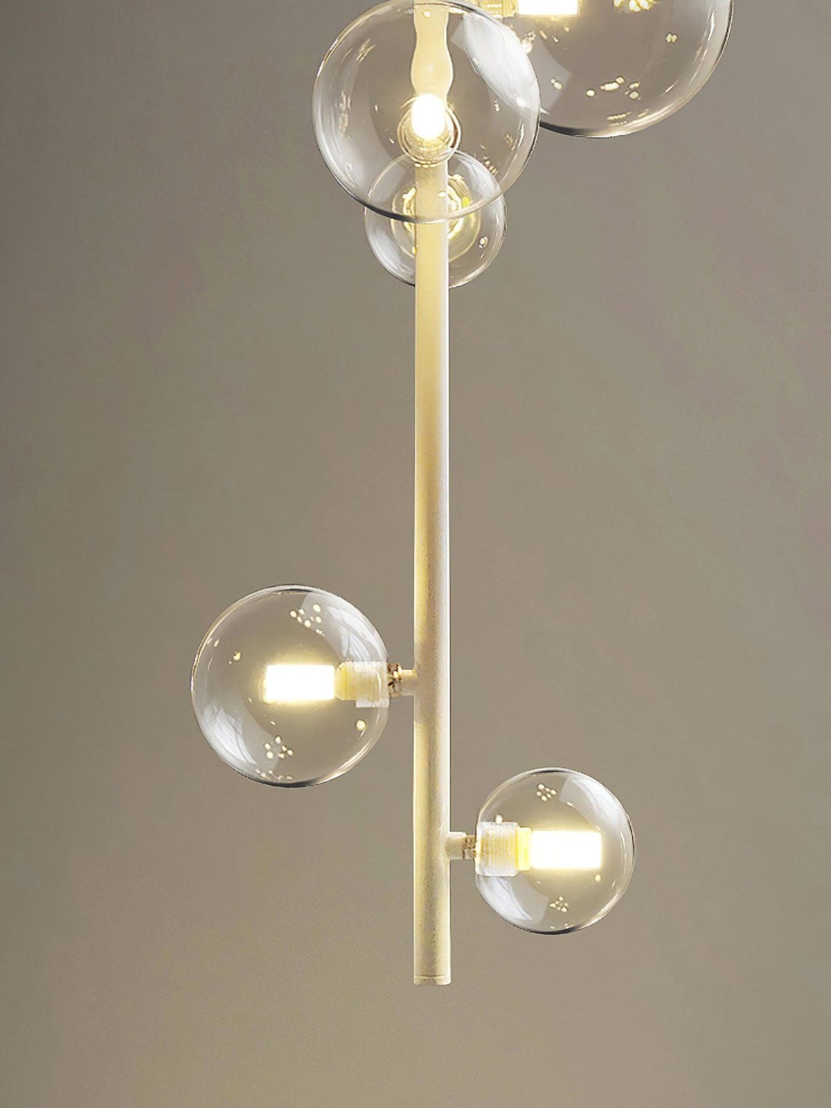 Osio Suspension Laiton Verre Cascade pour Hallway