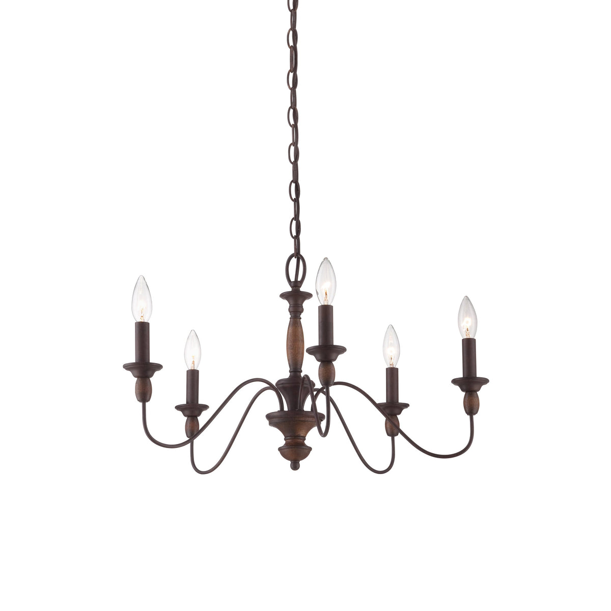 Cutheus Lustre Vintage Industriel Bois Métal