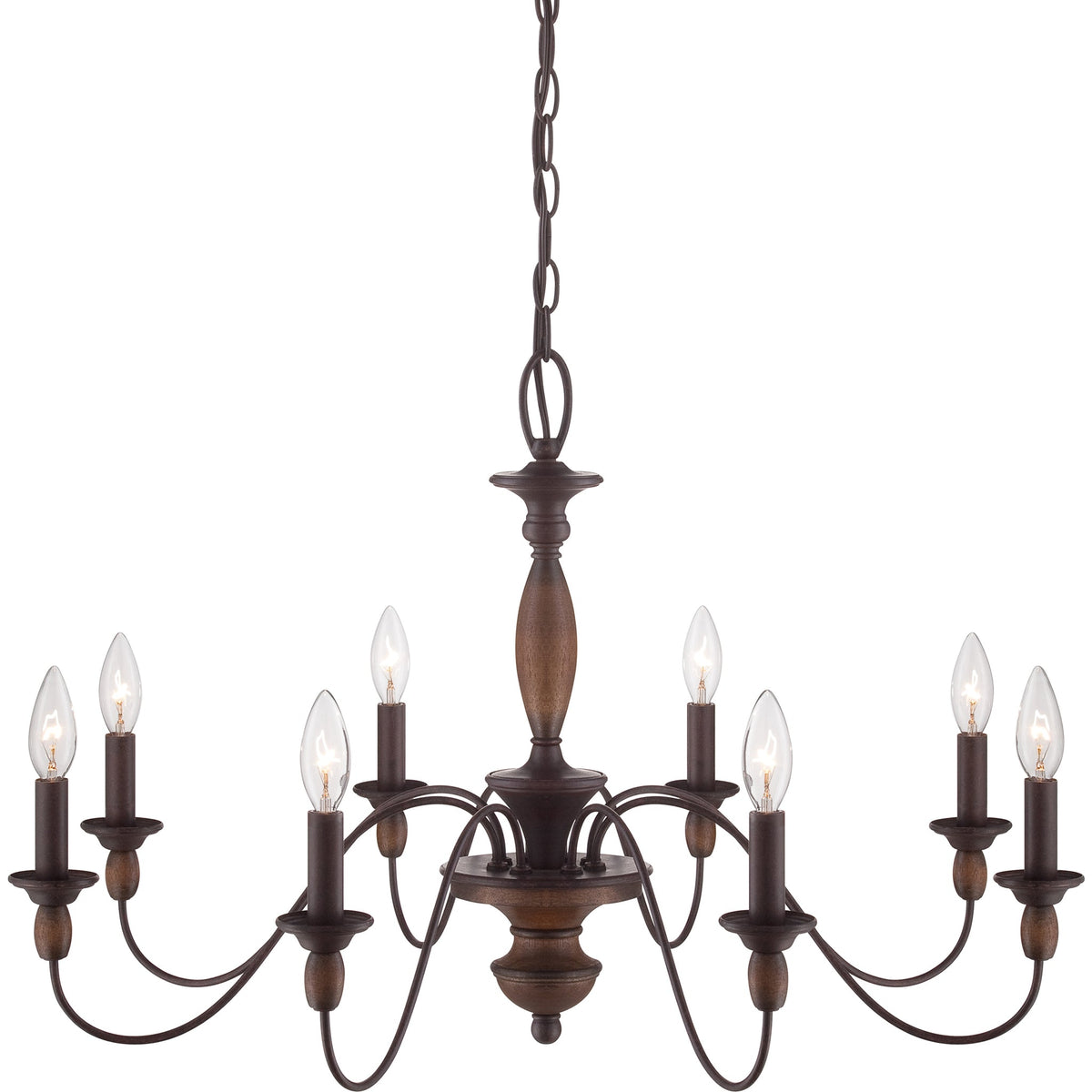 Cutheus Lustre Vintage Industriel Bois Métal