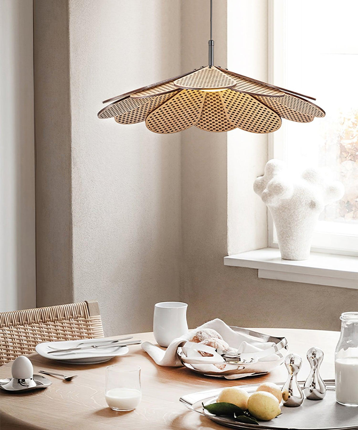 Zevarus Nordic Art Wabi-Sabi Bois Suspension Lumière