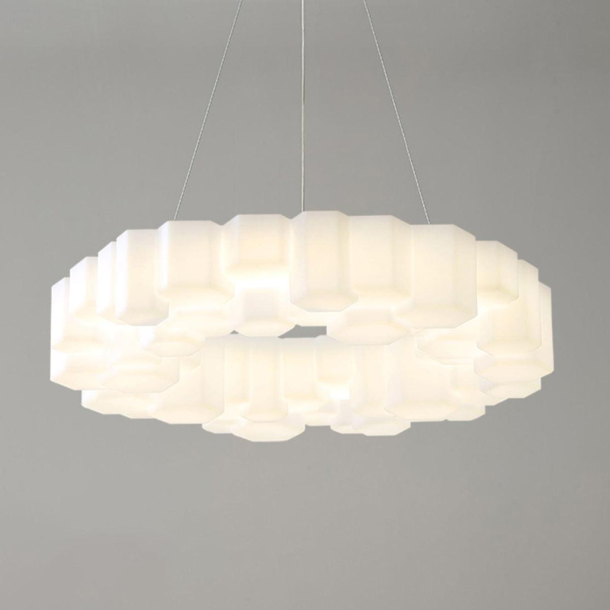 Kireva Lustre Rayon de Miel Polycarbonate Blanc Brillant