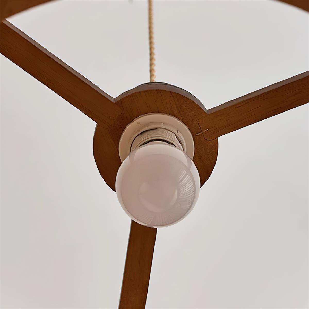 Gudon Woven Rattan Pendant Lamp-Neutral Decor