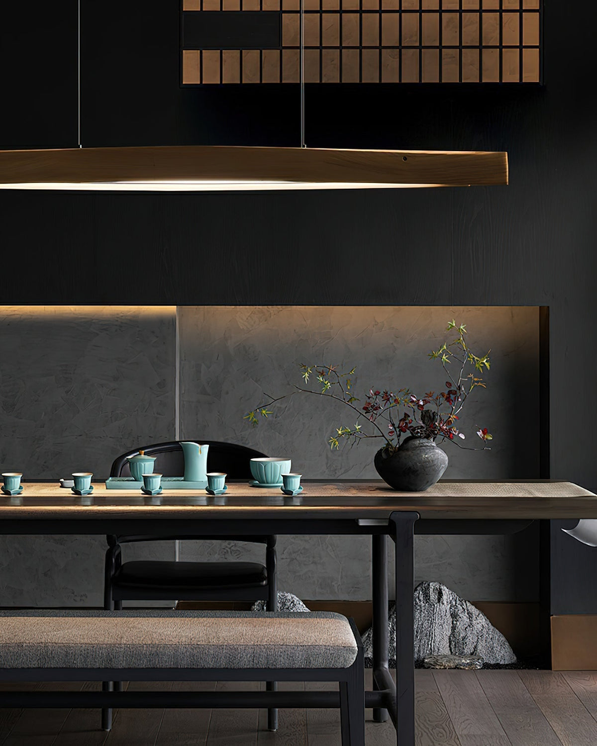 Cendara Suspension Bois Scandinave