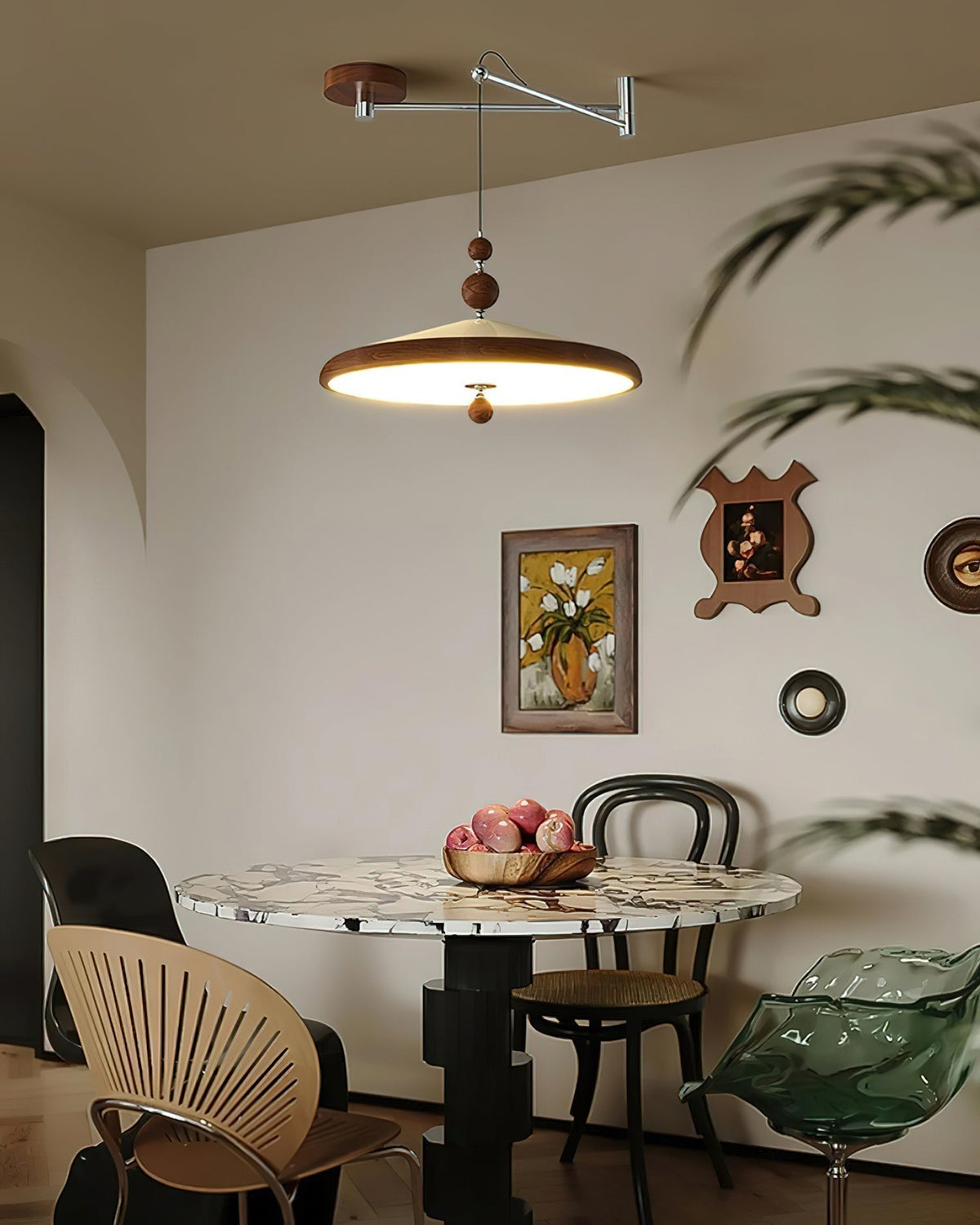 Geyon Adjustable Arm Pendant Lamp-Neutral Decor